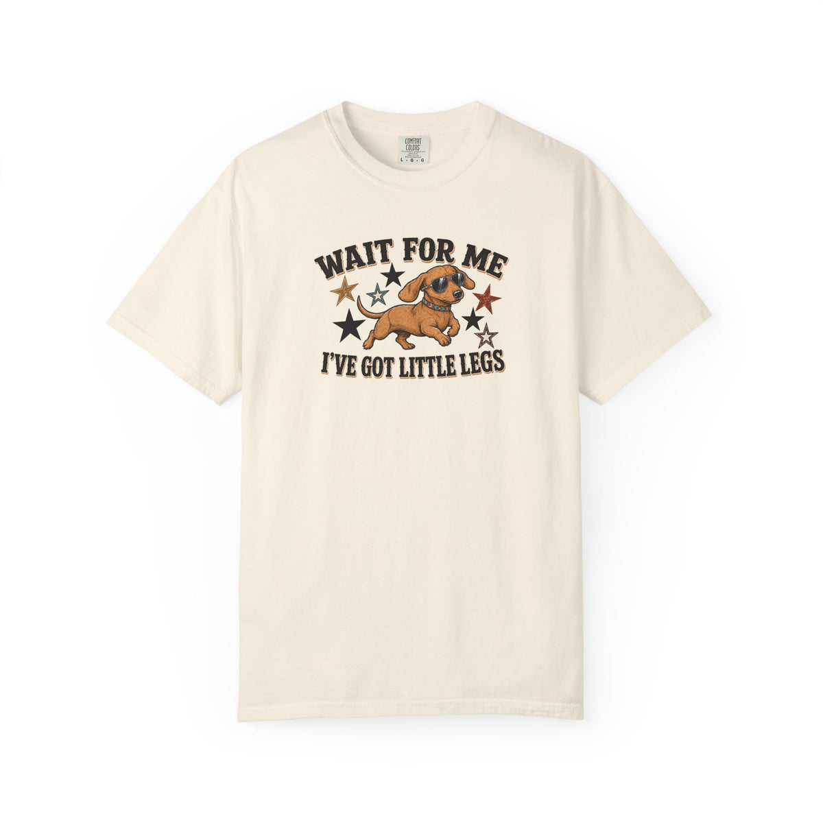 Wait For Me I've Got Little Legs T-Shirt — Cute Dachshund Retro Graphic Tee