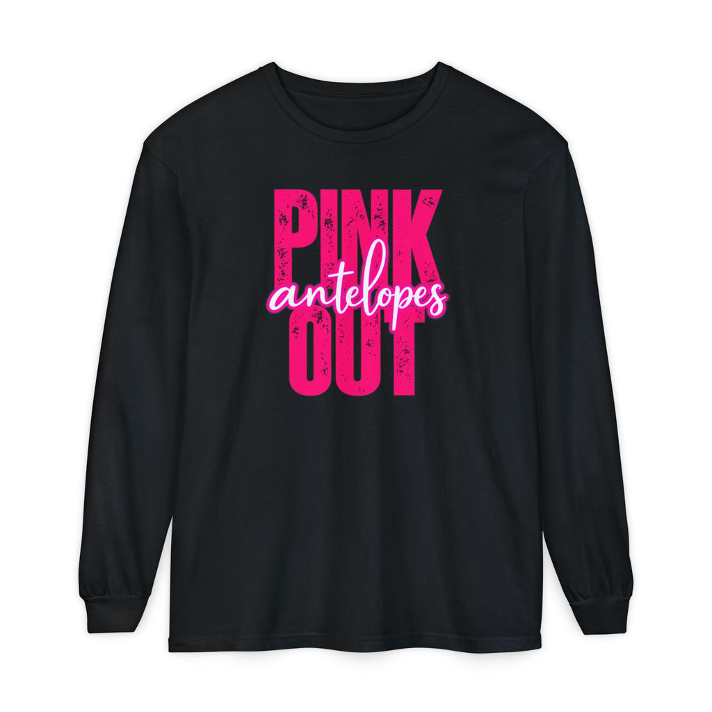 Pink Out Antelopes Long Sleeve Tee