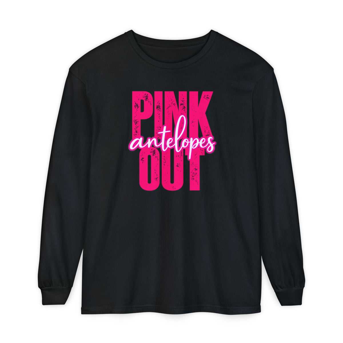 Pink Out Antelopes Long Sleeve Tee