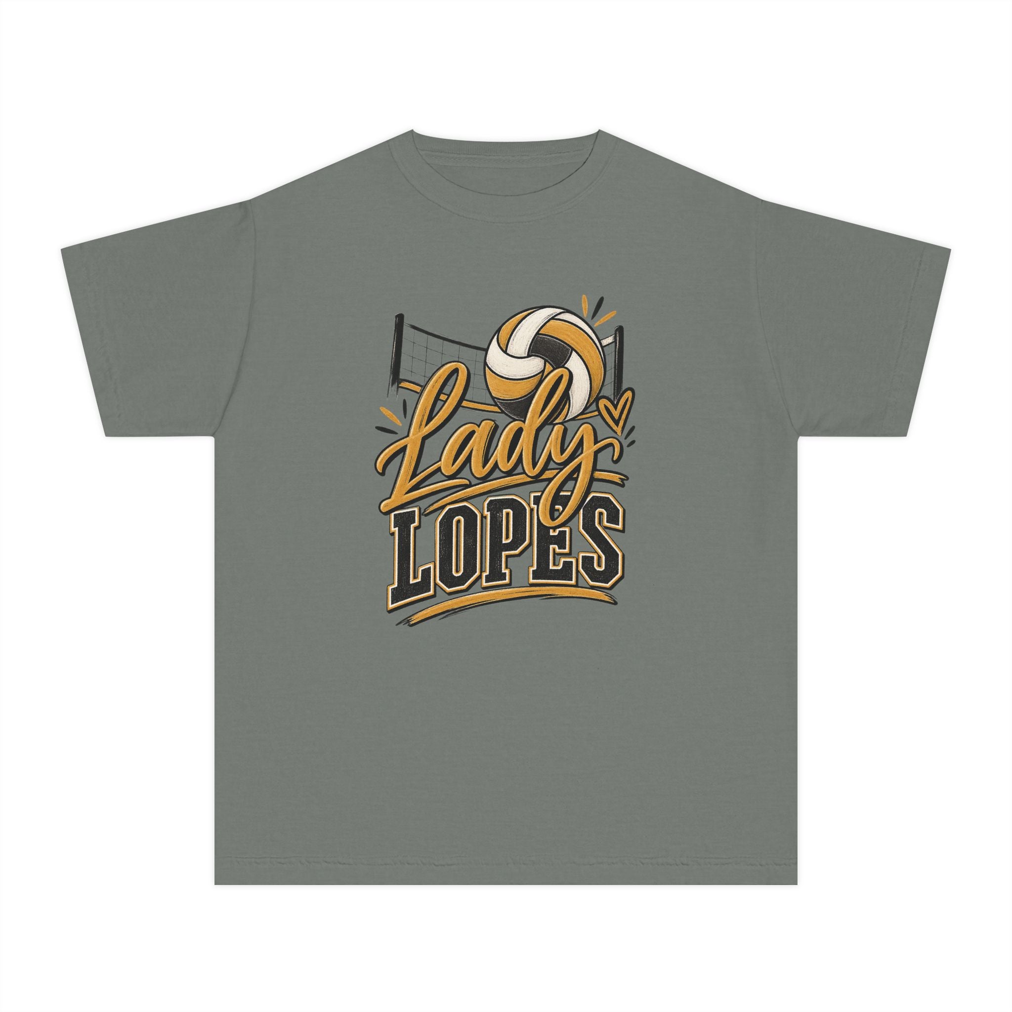 Lady Lopes Youth Volleyball Tee — "Lady Lopes" Team Spirit Shirt