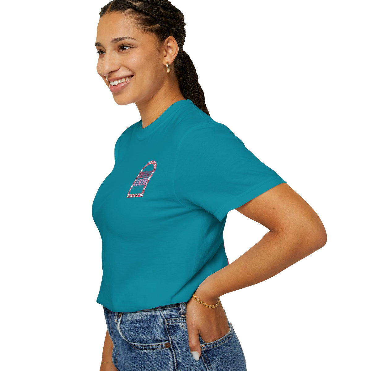 Breast Cancer Awareness T-Shirt — Pink Arch Design