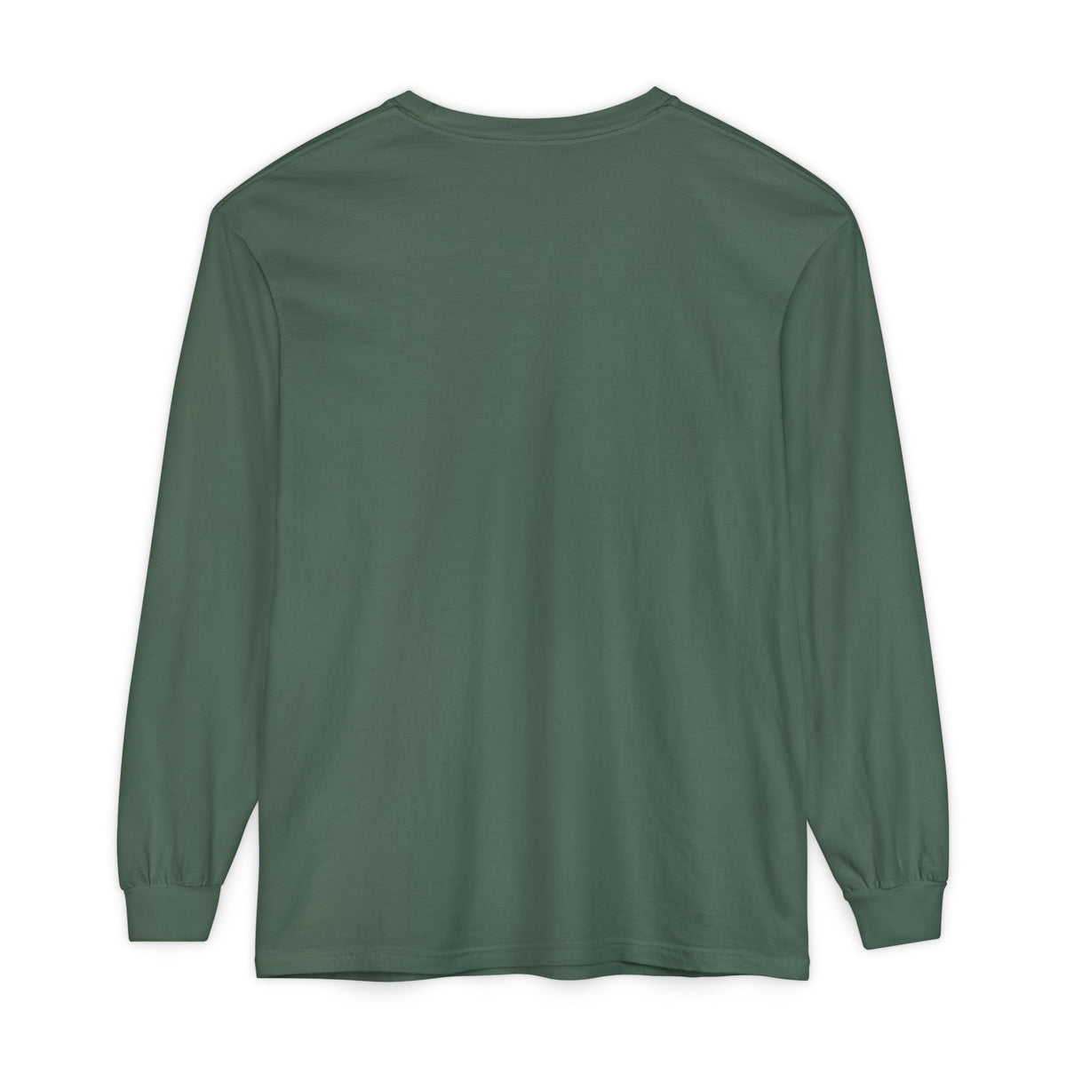 Happy Buffalo Long Sleeve Tee — “You Can Be Happy If You’ve a Mind To” Rustic Graphic Shirt