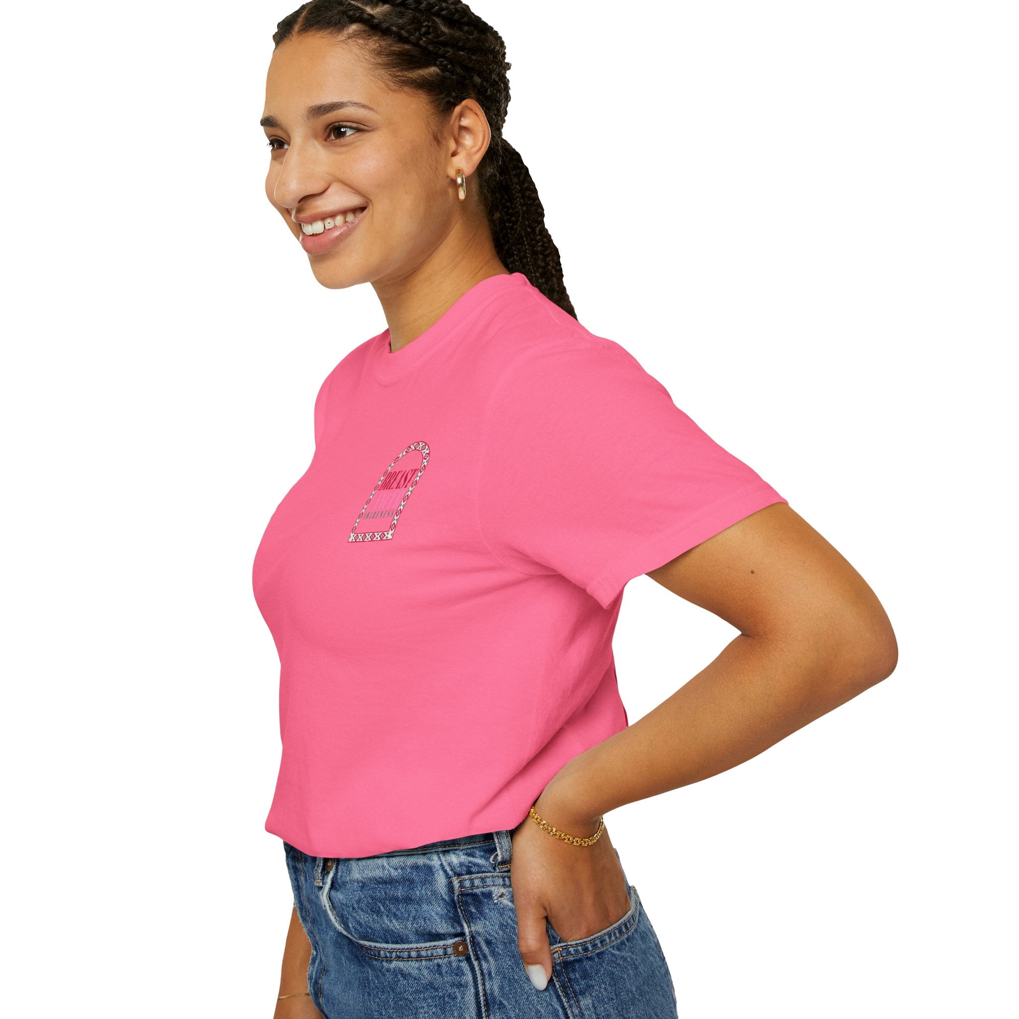 Breast Cancer Awareness T-Shirt — Pink Arch Design