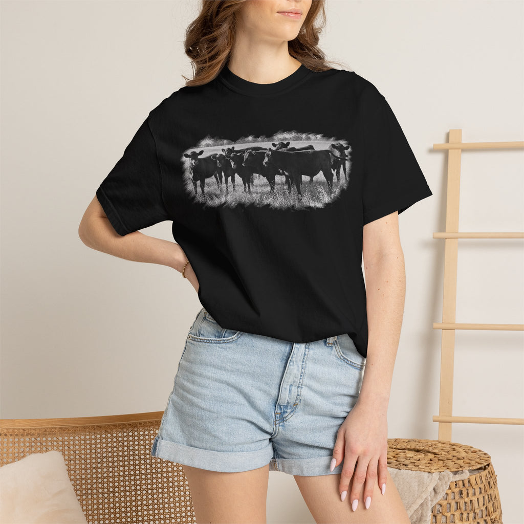Cowboy Cattle Herd T-Shirt – Vintage Western Ranch Graphic Tee