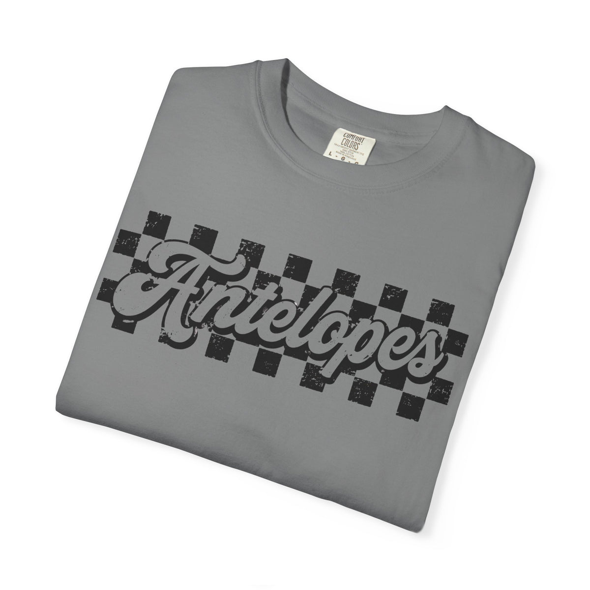 Antelopes Checkerboard Graphic T-Shirt