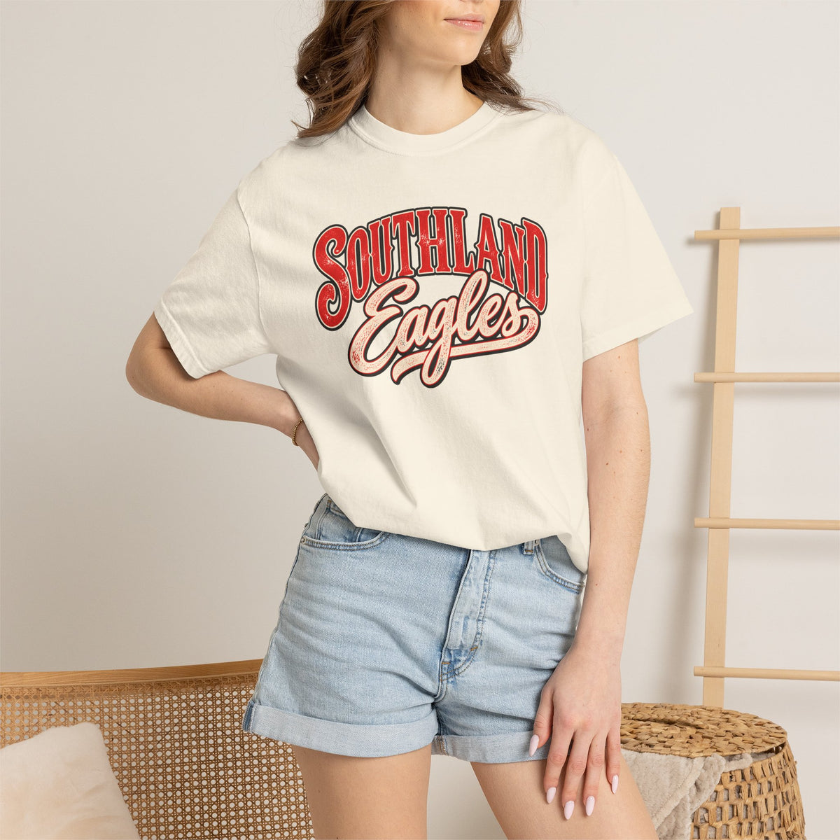 Southland Eagles Vintage Script T-Shirt