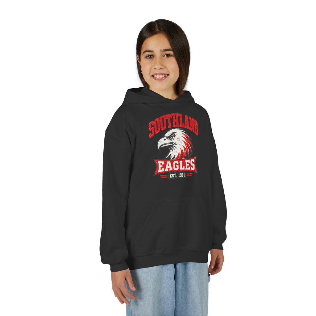 Southland Eagles Youth Hoodie — Vintage Eagle School Spirit Pullover