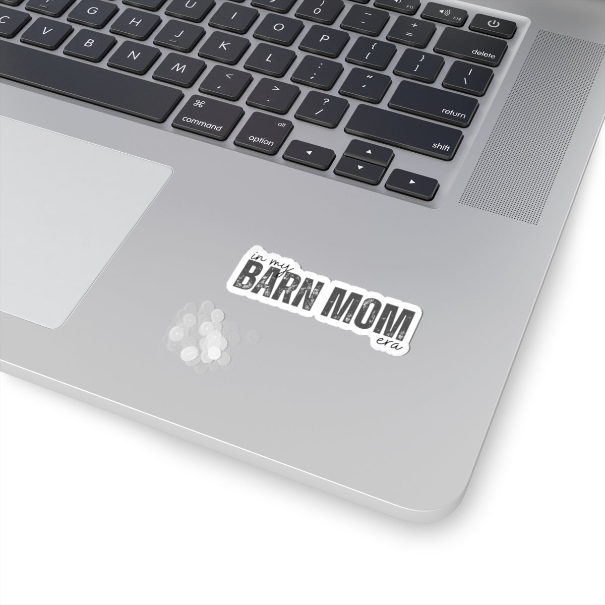 Barn Mom Sticker — "In My Barn Mom Era" Kiss-Cut Vinyl Decal, Rustic Farm Mom Laptop & Water Bottle Sticker
