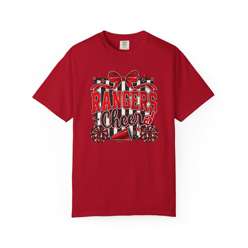 Rangers Cheer T‑Shirt — Pom Pom Megaphone School Spirit Tee