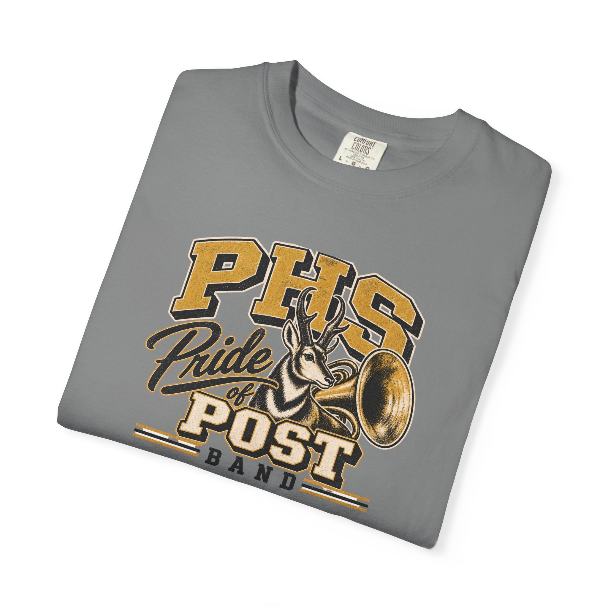 PHS Pride Post Band T‑Shirt — School Band Vintage Horn Tee