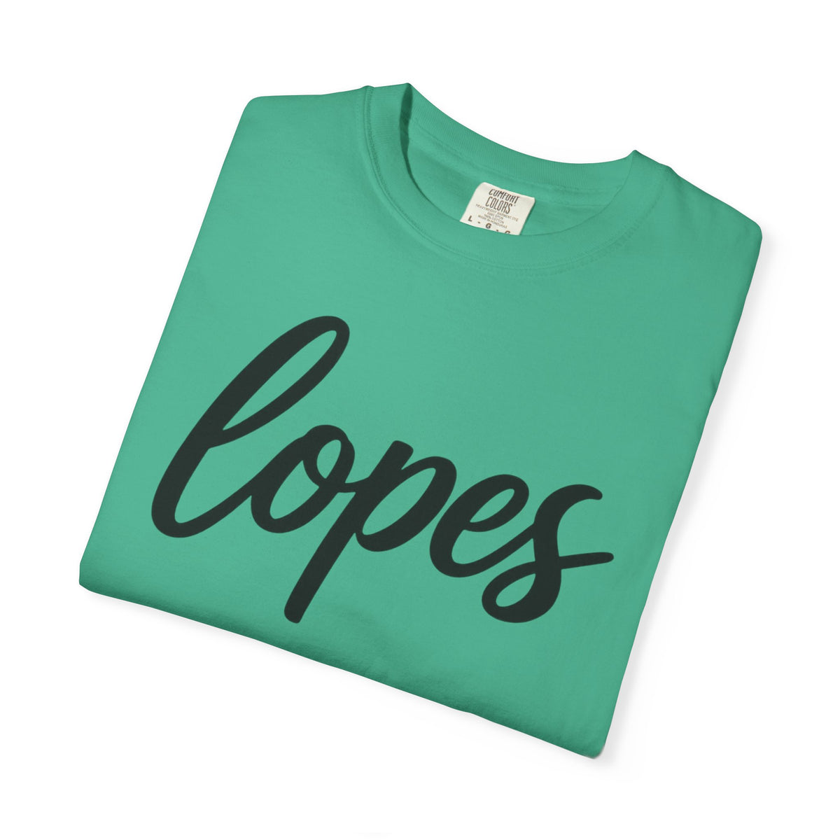 Lopes Script Tee — Personalized Name Graphic T-Shirt