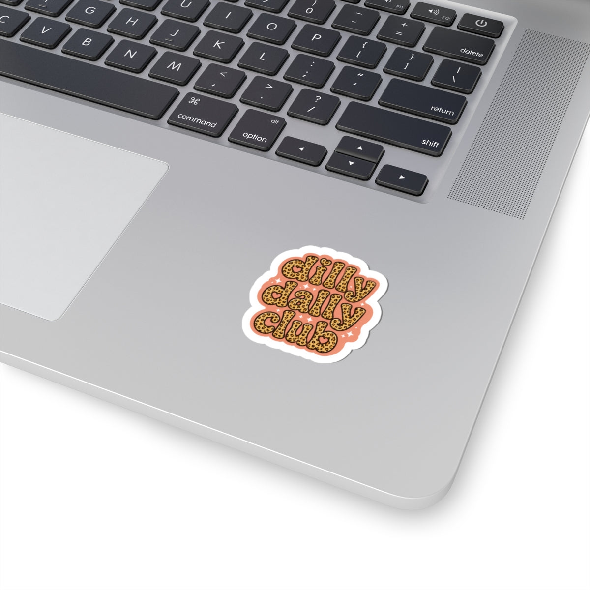Silly Dally Club Leopard Print Kiss-Cut Sticker