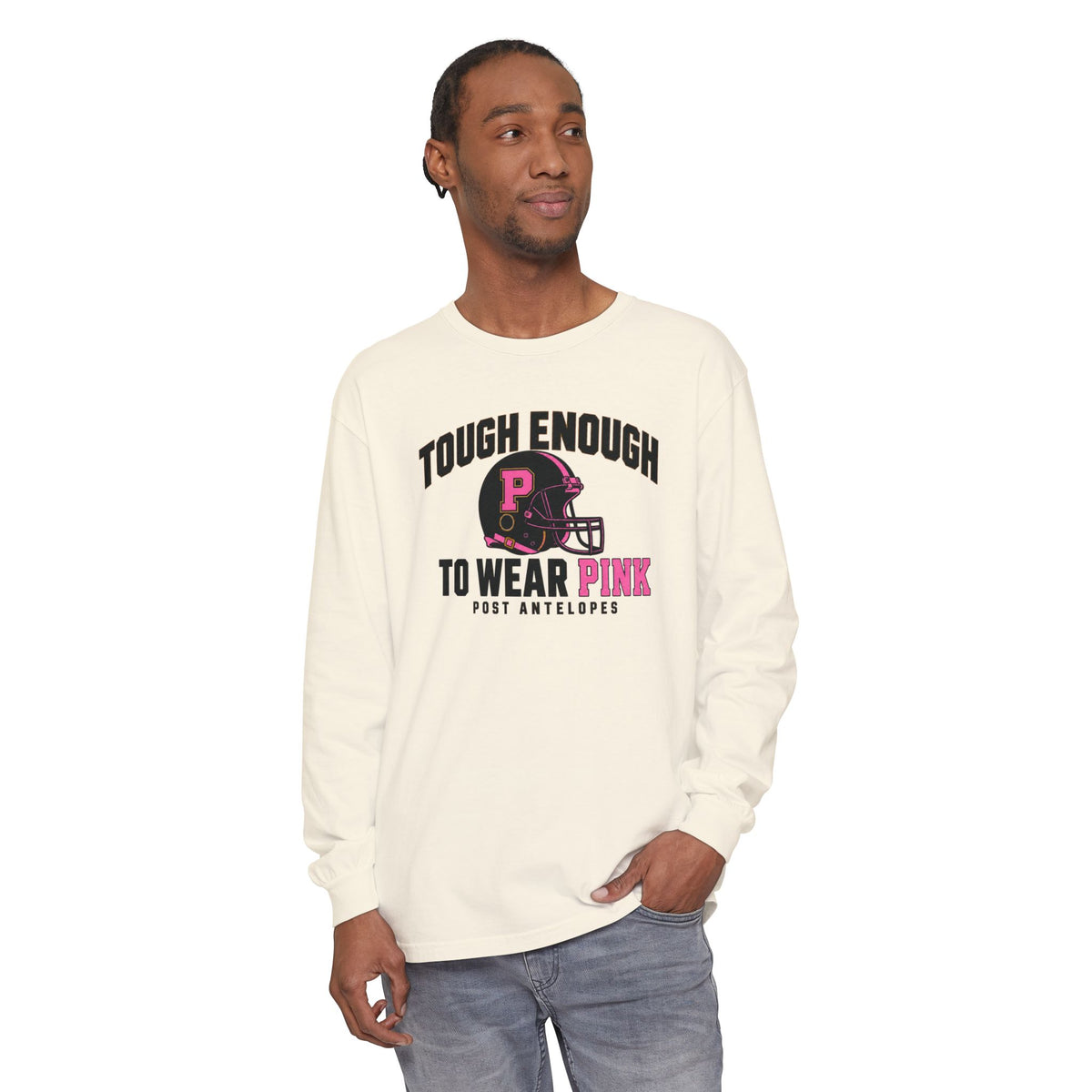 Tough Enough To Wear Pink Long Sleeve Tee