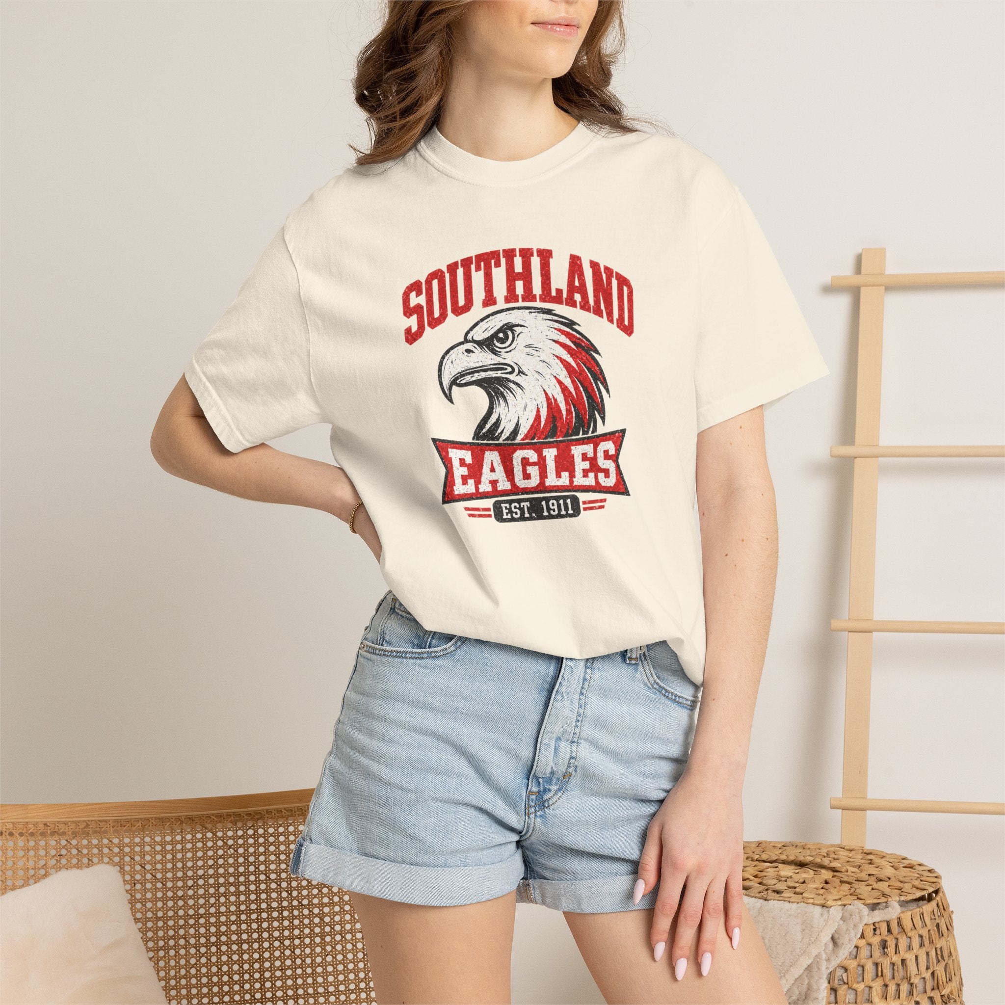 Southland Eagles T-Shirt — Vintage Eagle Mascot Tee (Est. 1913)