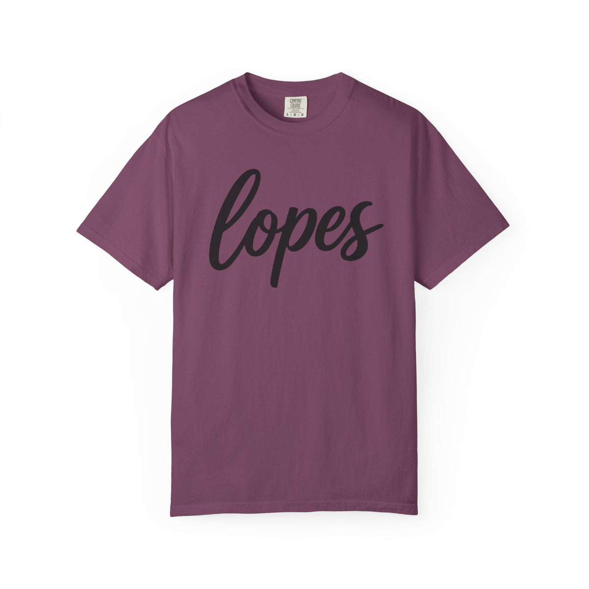 Lopes Script Tee — Personalized Name Graphic T-Shirt