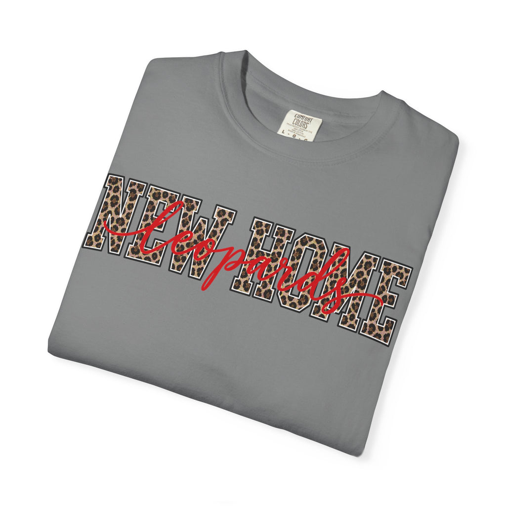 New Home Leopard Script T-Shirt
