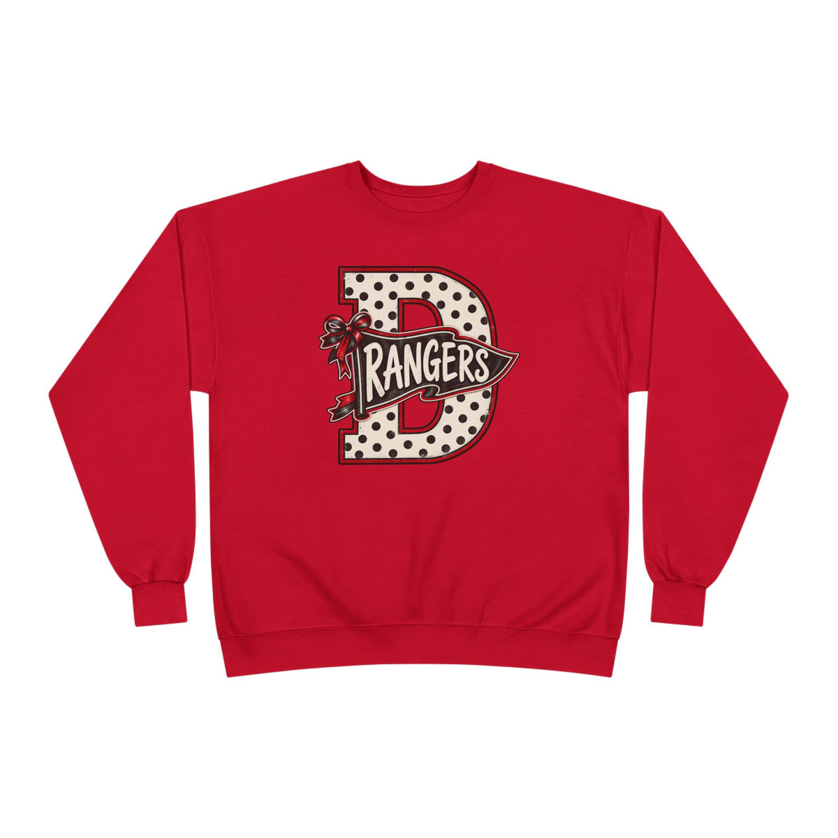 Rangers Polka Dot 'D' Crewneck Sweatshirt