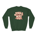 Youth Jingle All the Way Christmas Crewneck Sweatshirt