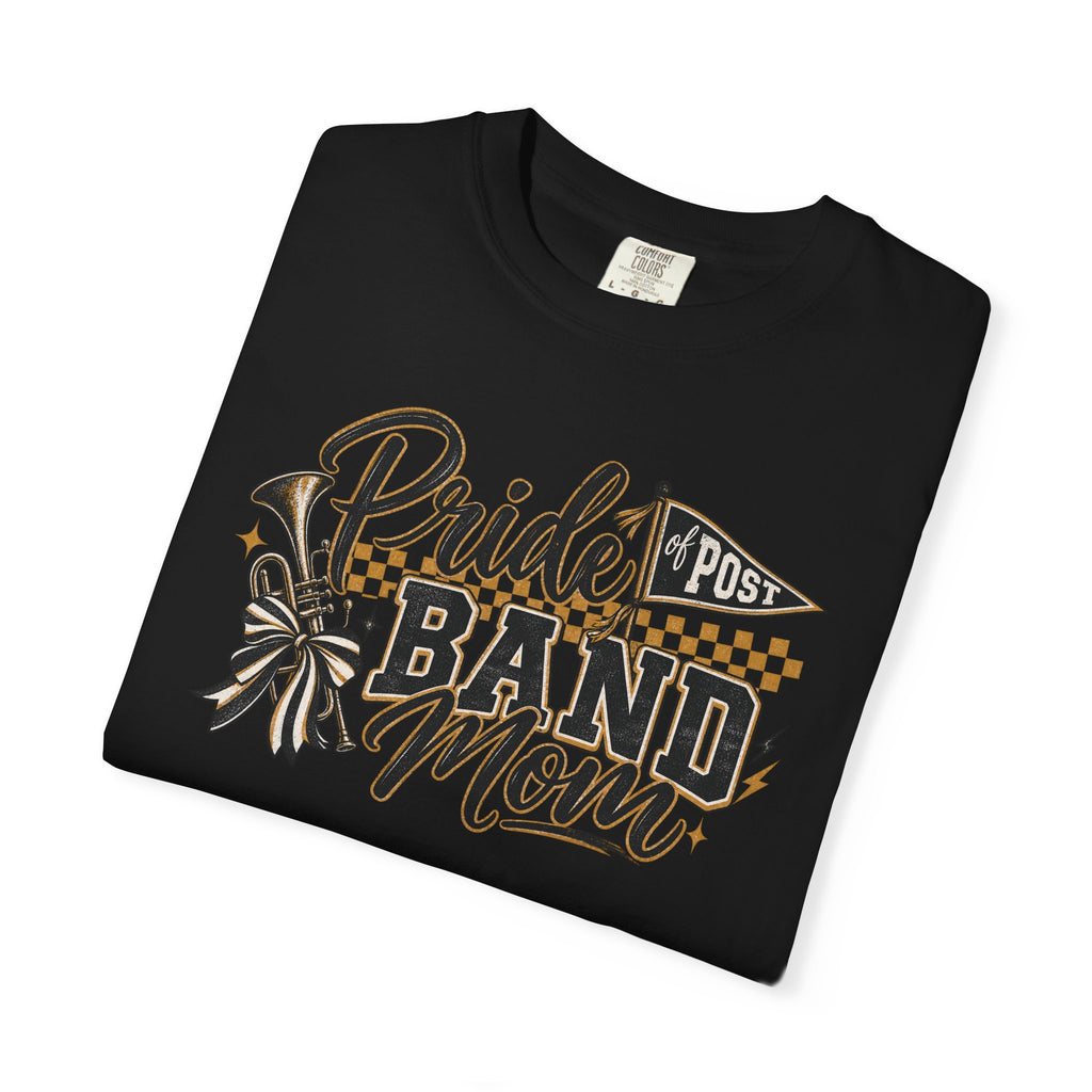 Band Mom T-Shirt — "Pride Post" Graphic Tee for Marching Band Parents