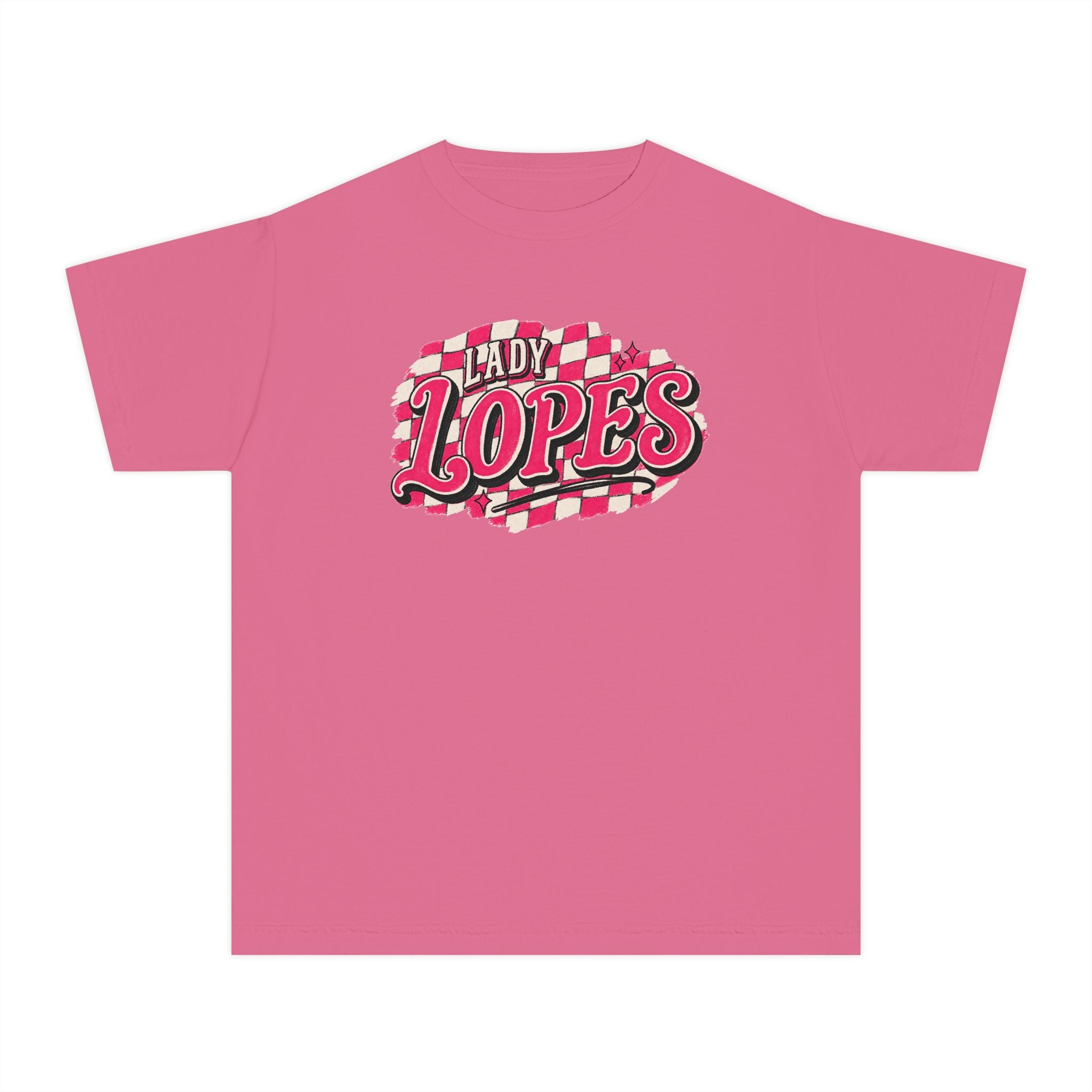 Youth "Lady Lopes" Checker Graphic Tee