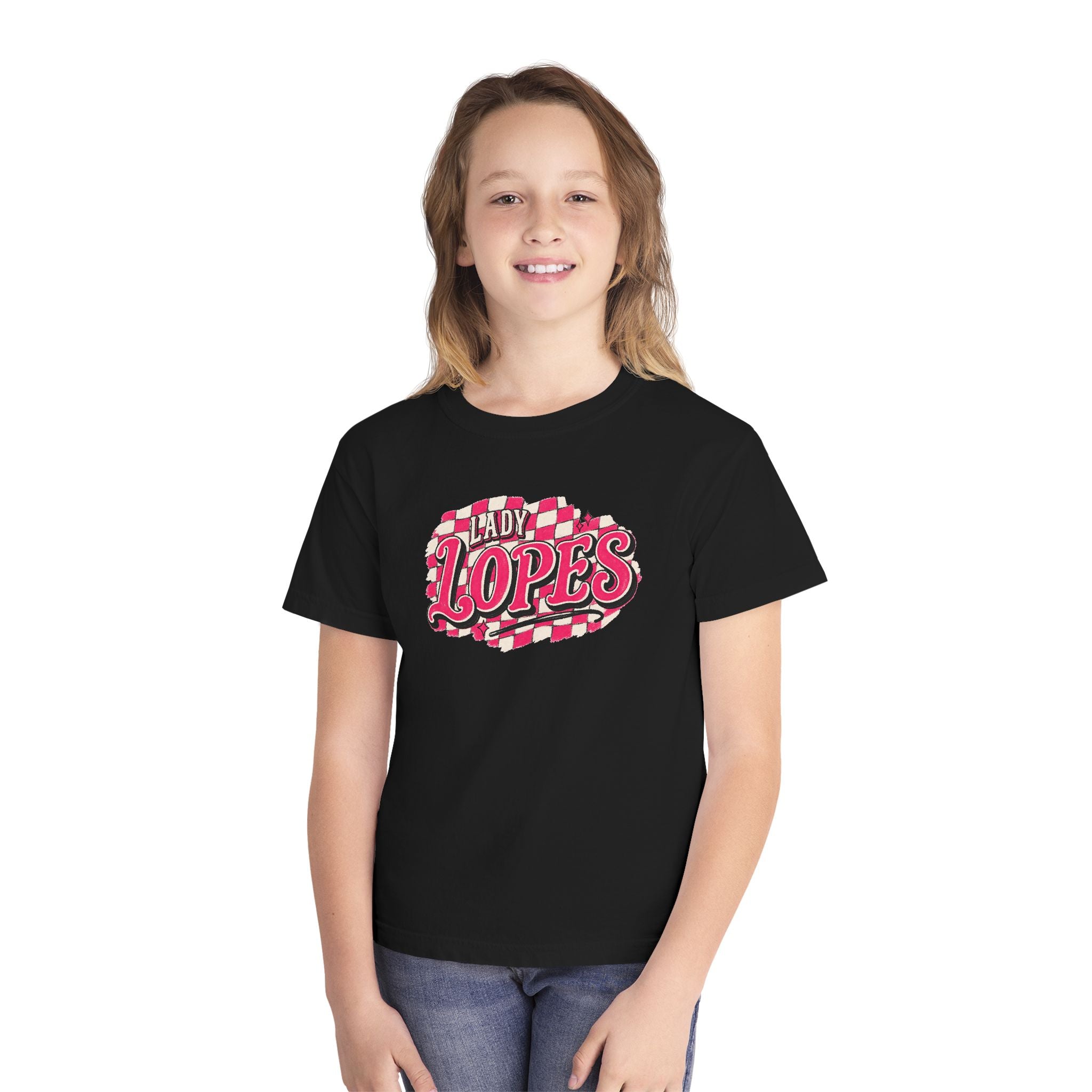 Youth "Lady Lopes" Checker Graphic Tee