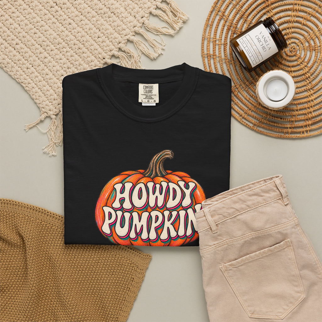 Howdy Pumpkin T-Shirt — Fall Western Graphic Tee