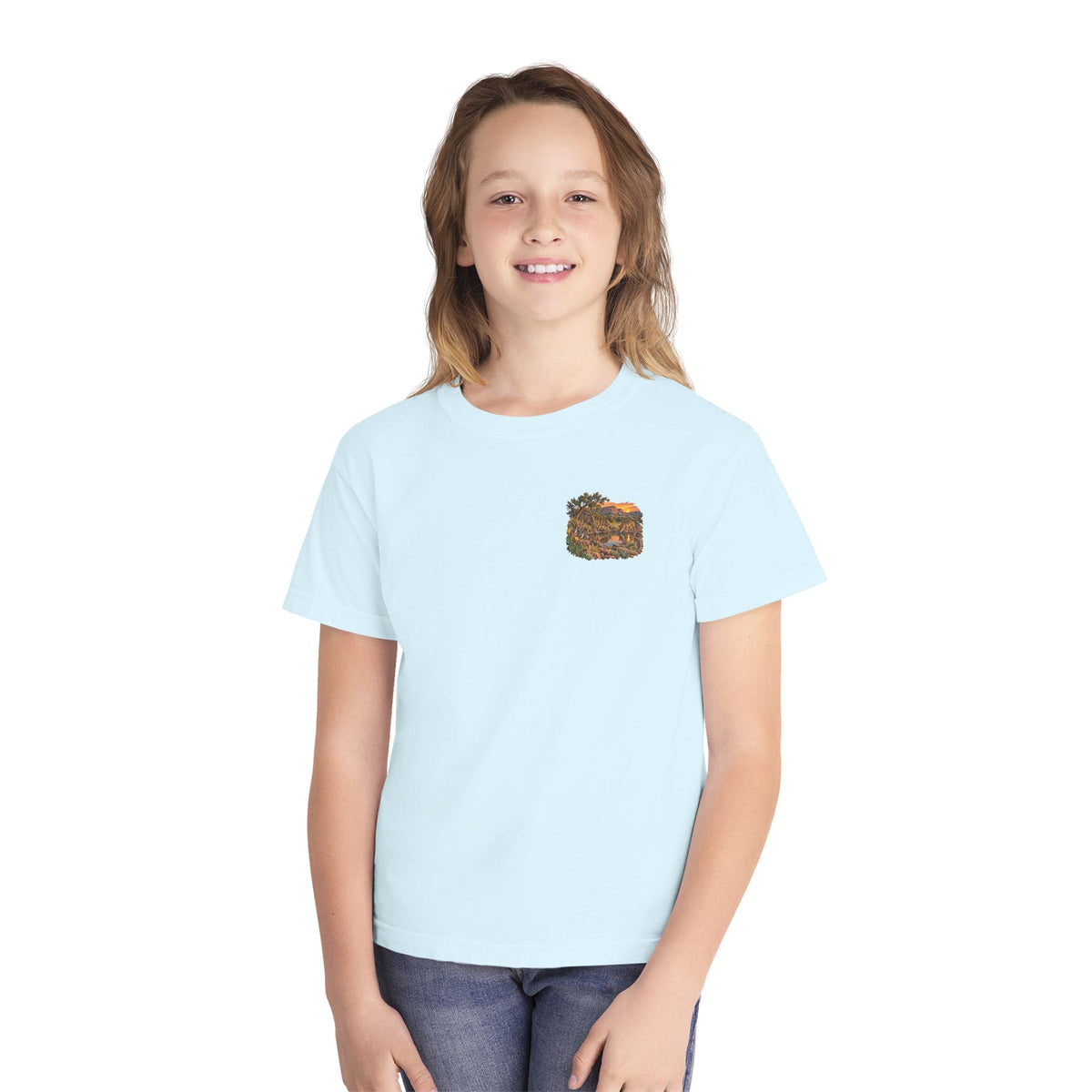 Youth Tee — Caprock Critters at Sunset