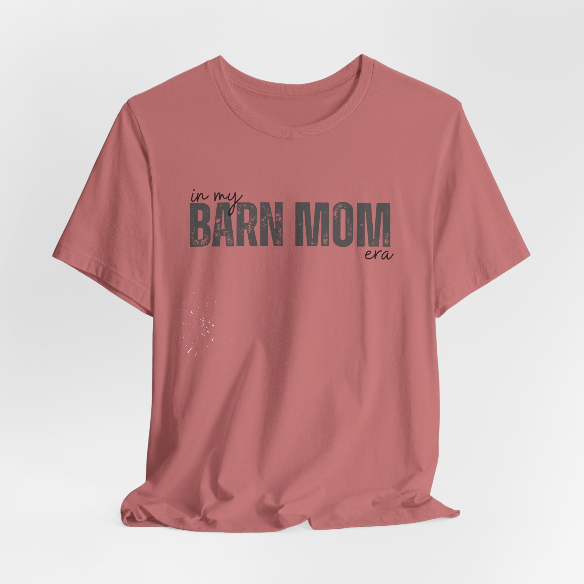 Barn Mom T‑Shirt – Vintage Rustic Farm Mom Tee