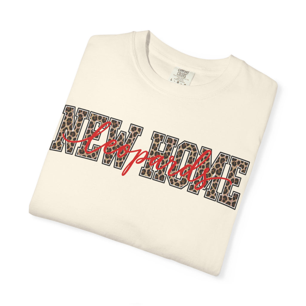 New Home Leopard Script T-Shirt