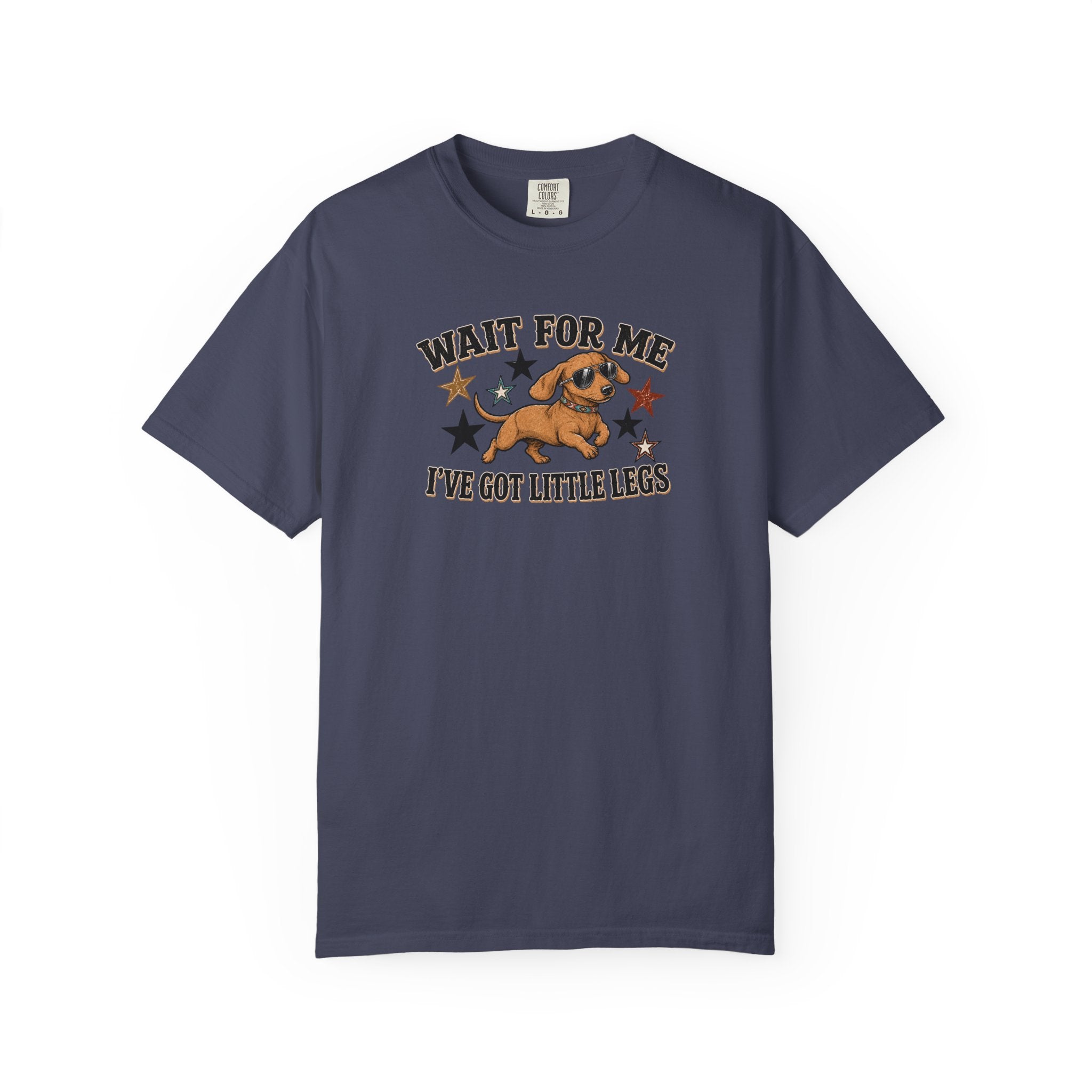 Wait For Me I've Got Little Legs T-Shirt — Cute Dachshund Retro Graphic Tee