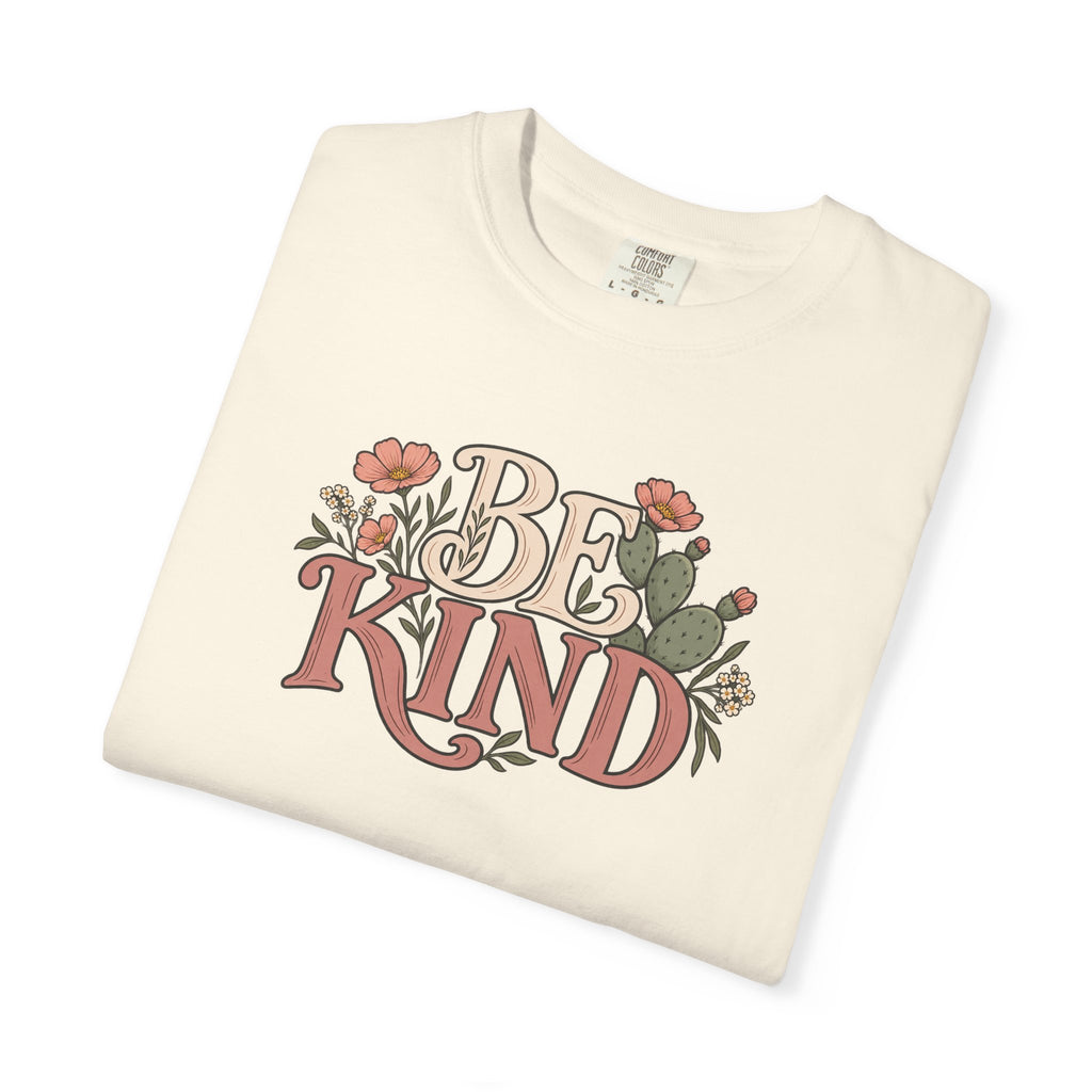 Be Kind Floral T-Shirt — Vintage Floral Graphic Tee