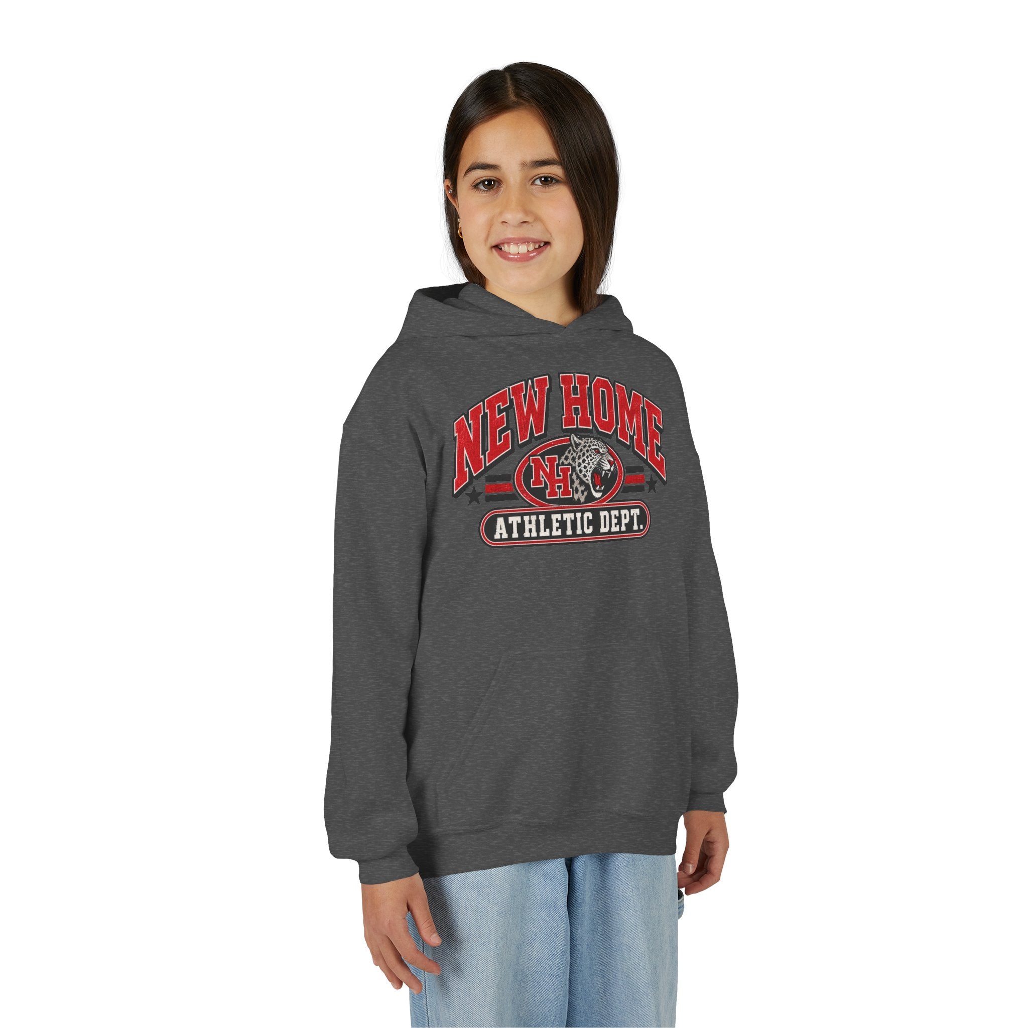 Youth Hoodie - New Home Athletic Dept. Football Logo