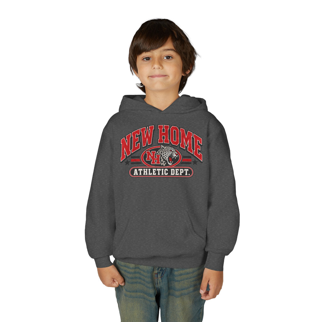 Youth Hoodie - New Home Athletic Dept. Football Logo