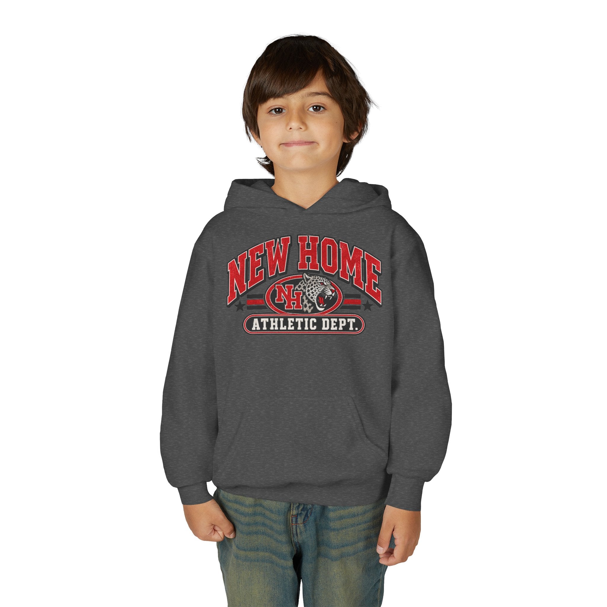 Youth Hoodie - New Home Athletic Dept. Football Logo