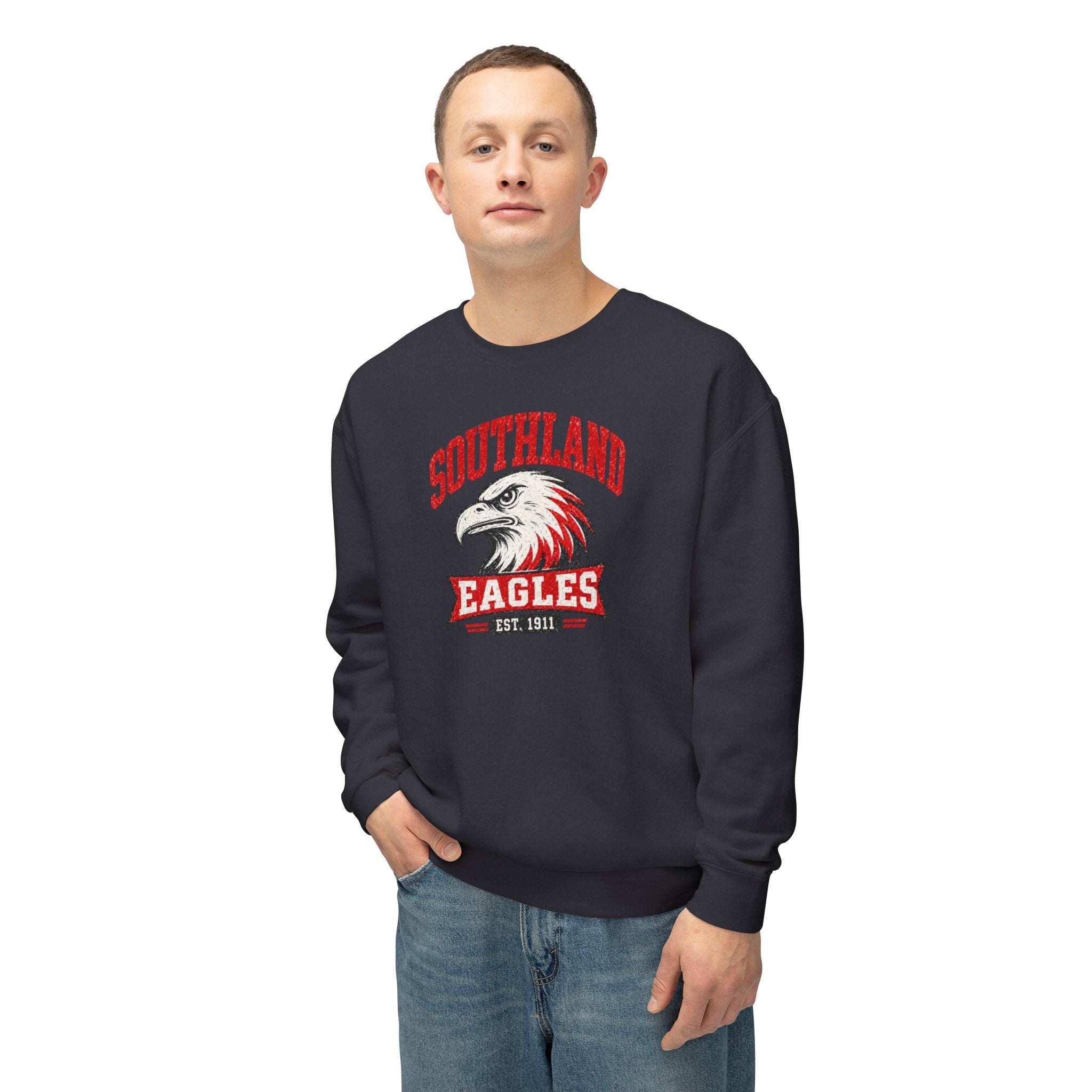 Southland Eagles Crewneck Sweatshirt — Vintage Eagle School Spirit Pullover
