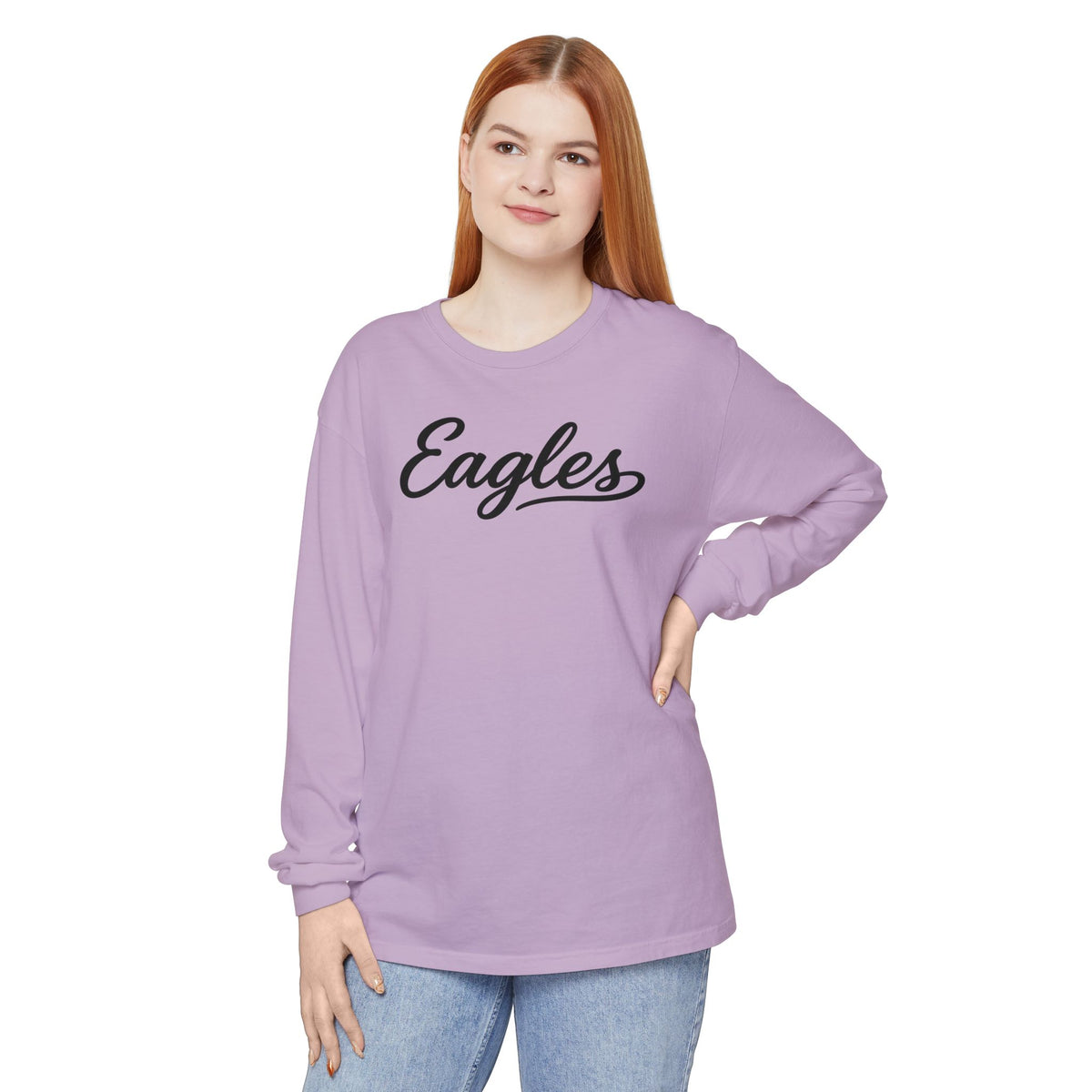 Eagles Script Long Sleeve Tee
