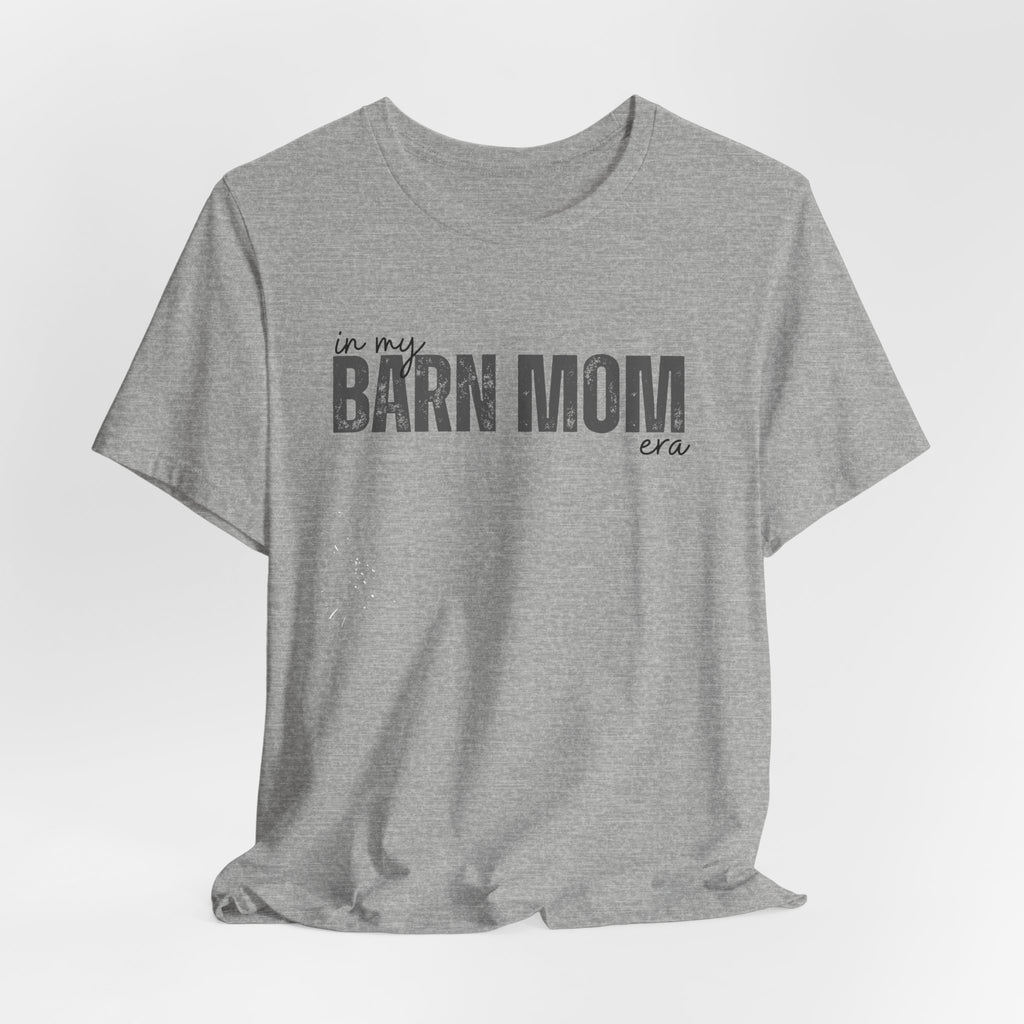 Barn Mom T‑Shirt – Vintage Rustic Farm Mom Tee