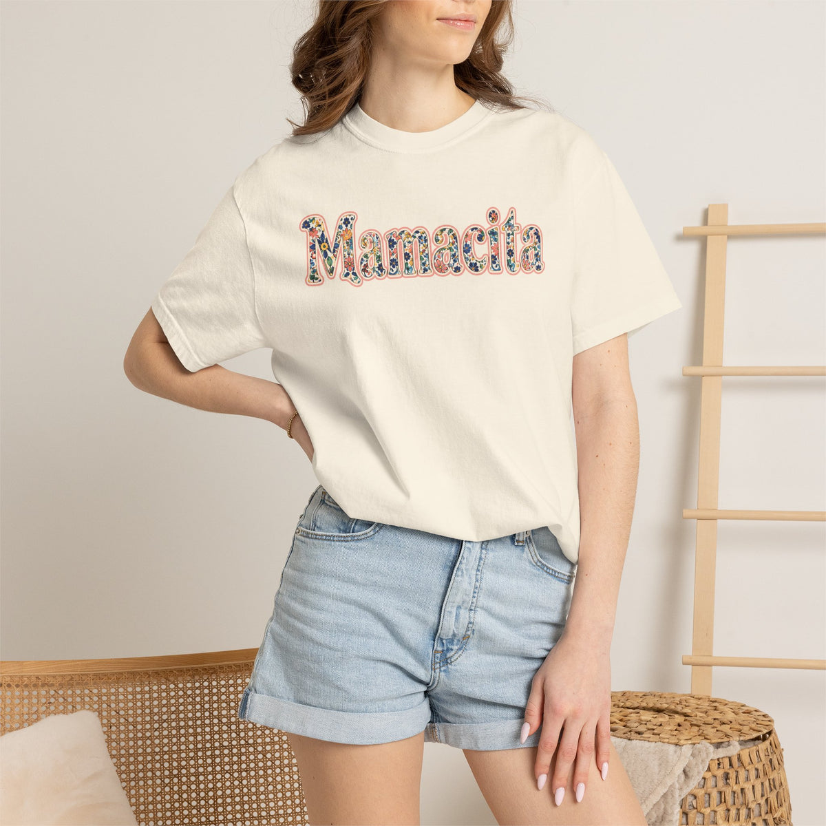 Mamacita Floral Logo T-Shirt