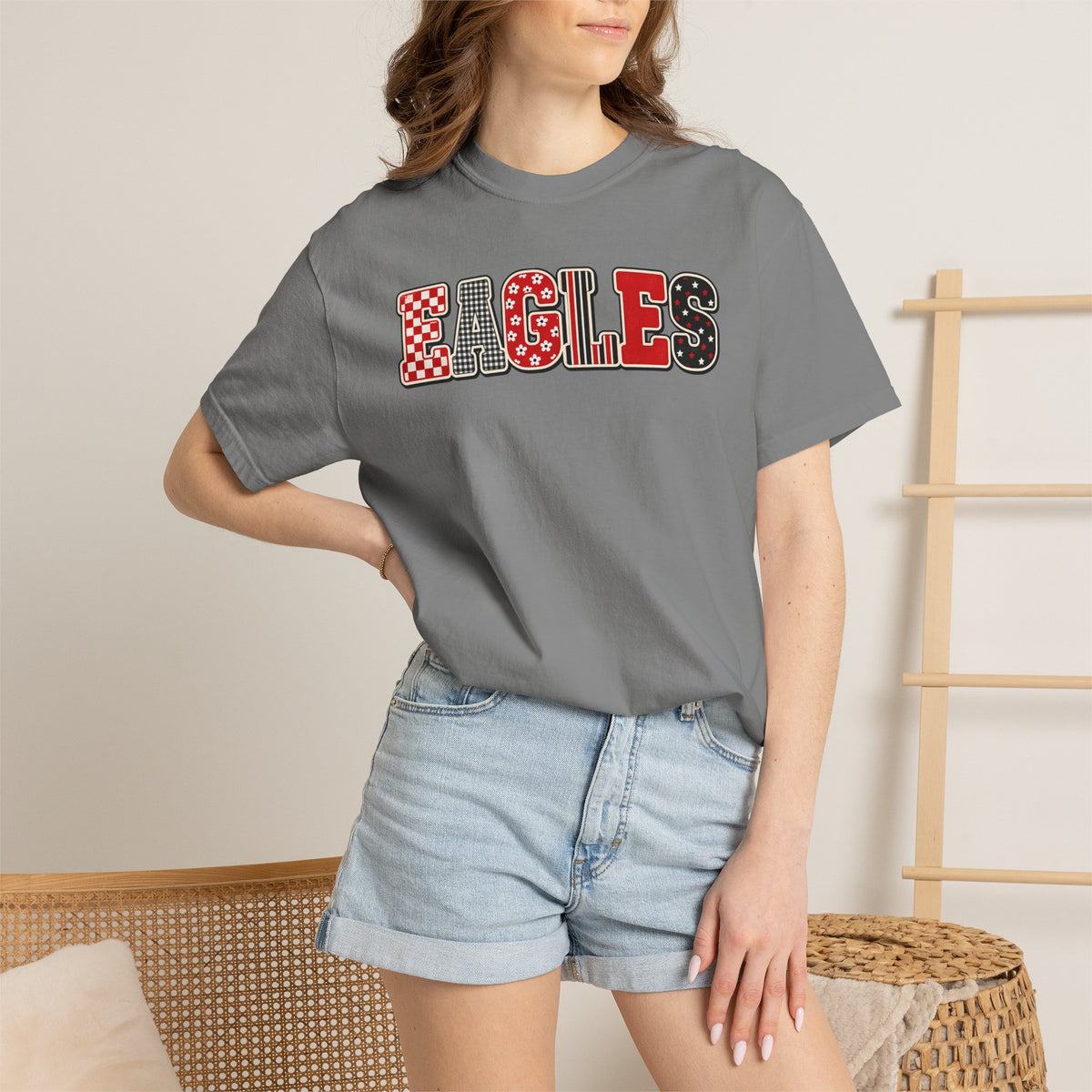 Eagles Retro Lettering Graphic T-Shirt