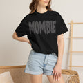 Mombie Graphic T‑Shirt — Funny Mom Zombie Tee for Halloween & New Parents
