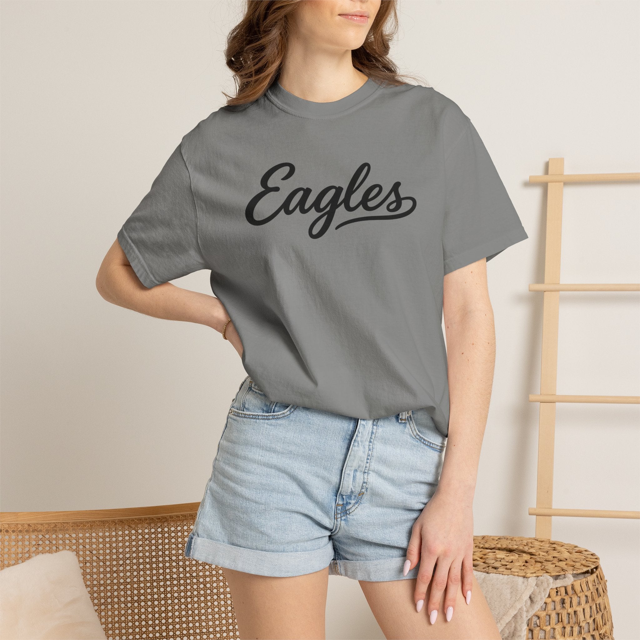 Eagles Script Tee — Vintage Athletic Logo T-Shirt
