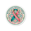 Metastatic Breast Cancer Awareness Ribbon Magnet — Support & Awareness Die-Cut Magnet