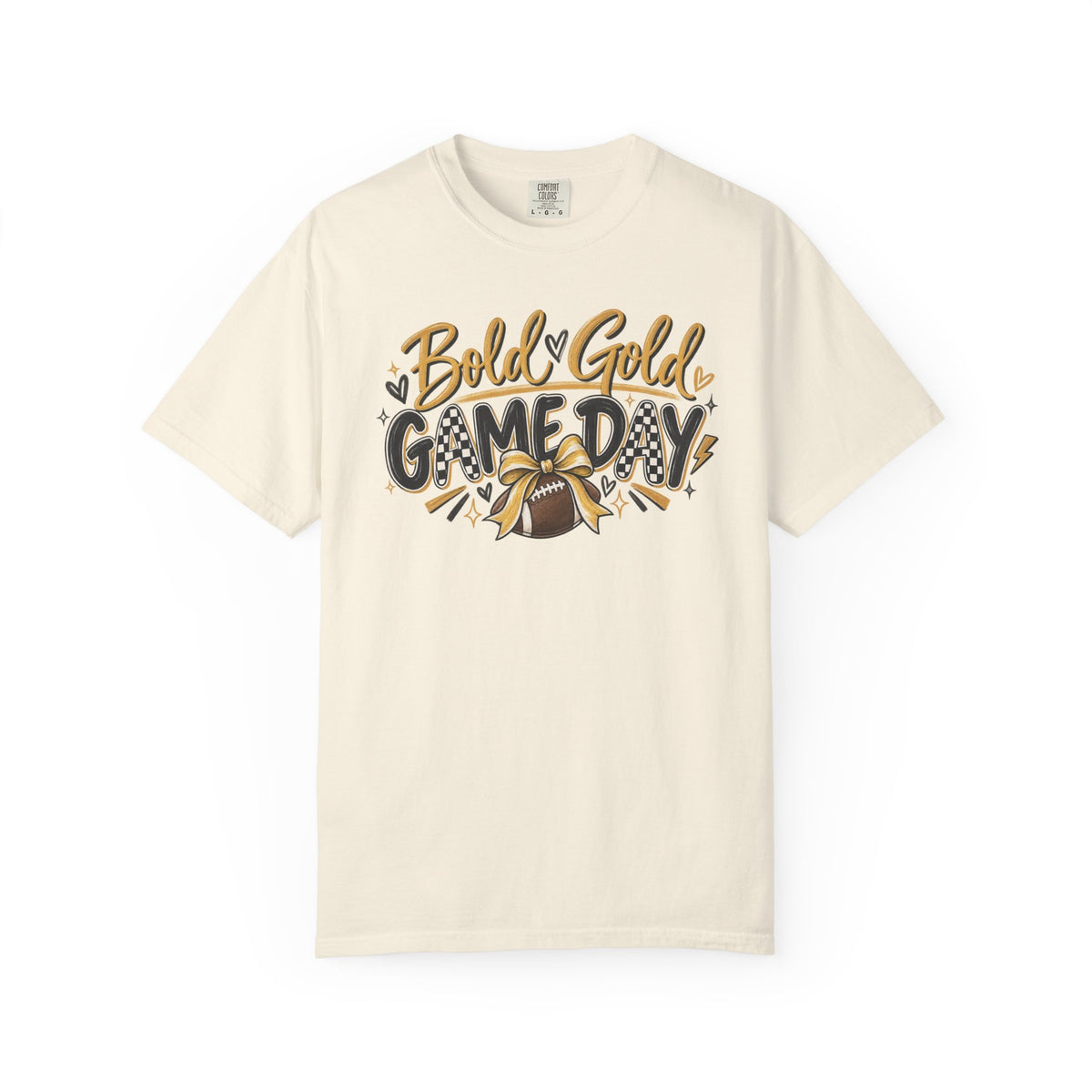 Gameday Football T-Shirt – "Bold & Gold" Team Spirit Tee