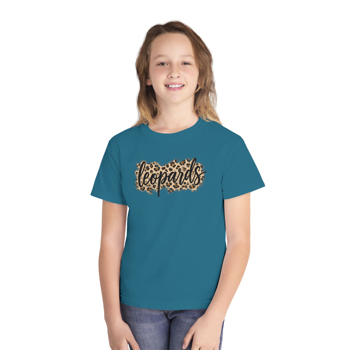 Leopards Youth Tee — Leopard Print Team Shirt