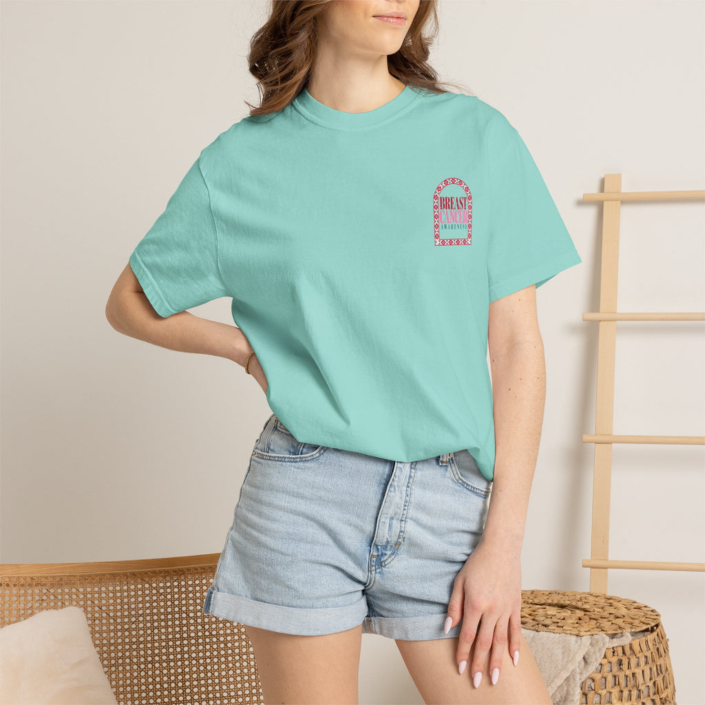 Breast Cancer Awareness T-Shirt — Pink Arch Design