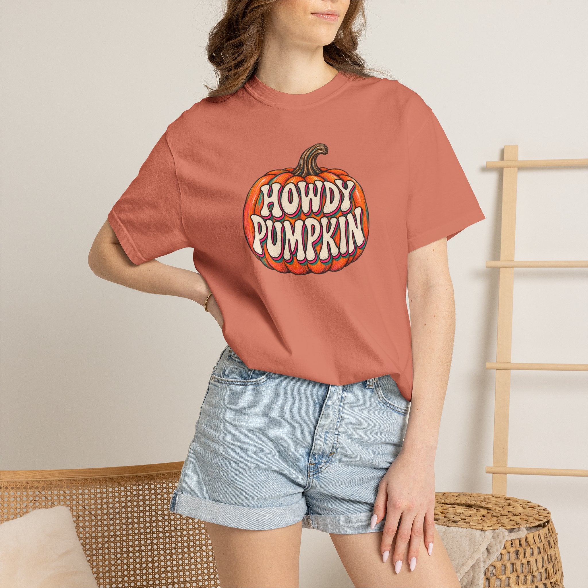 Howdy Pumpkin T-Shirt — Fall Western Graphic Tee