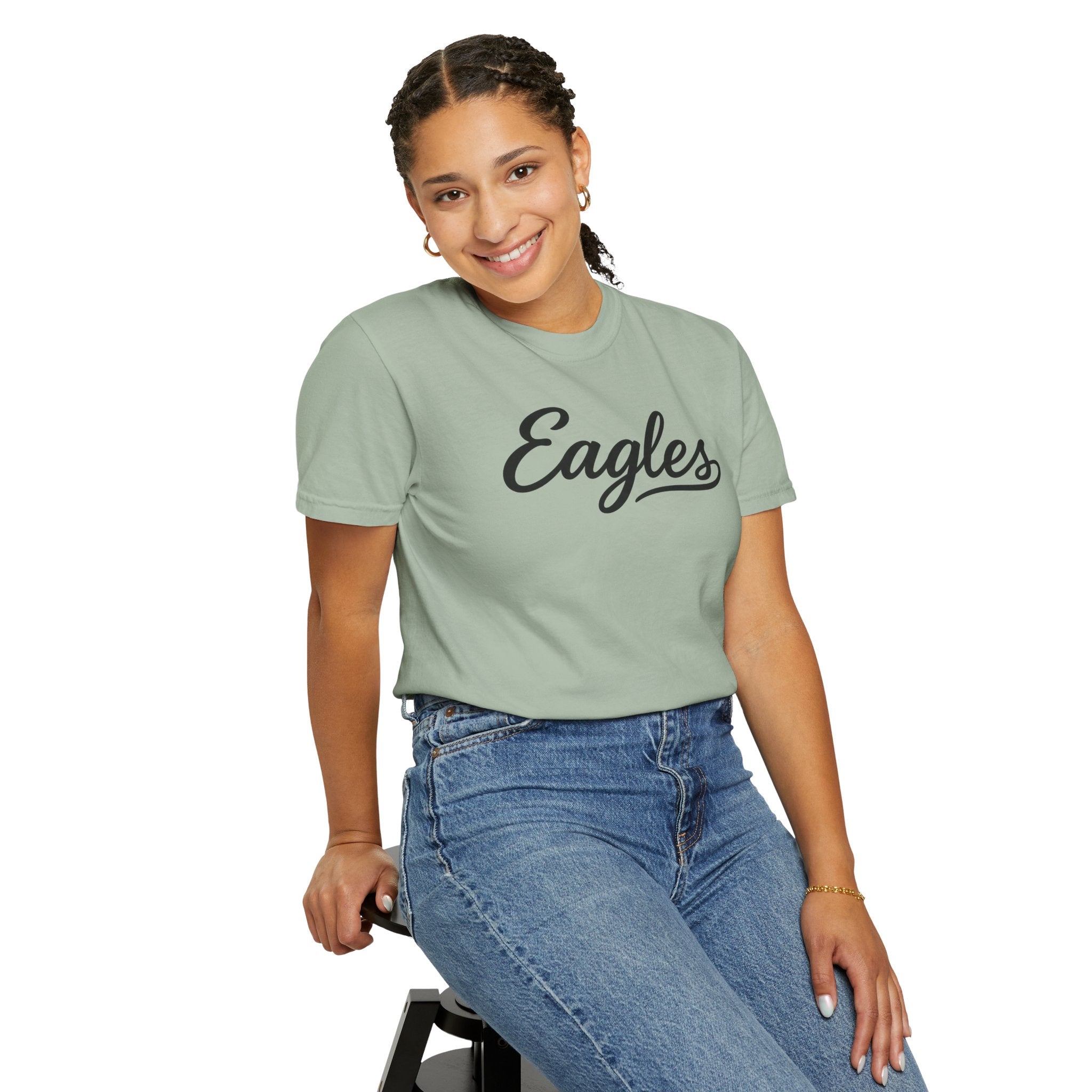 Eagles Script Tee — Vintage Athletic Logo T-Shirt