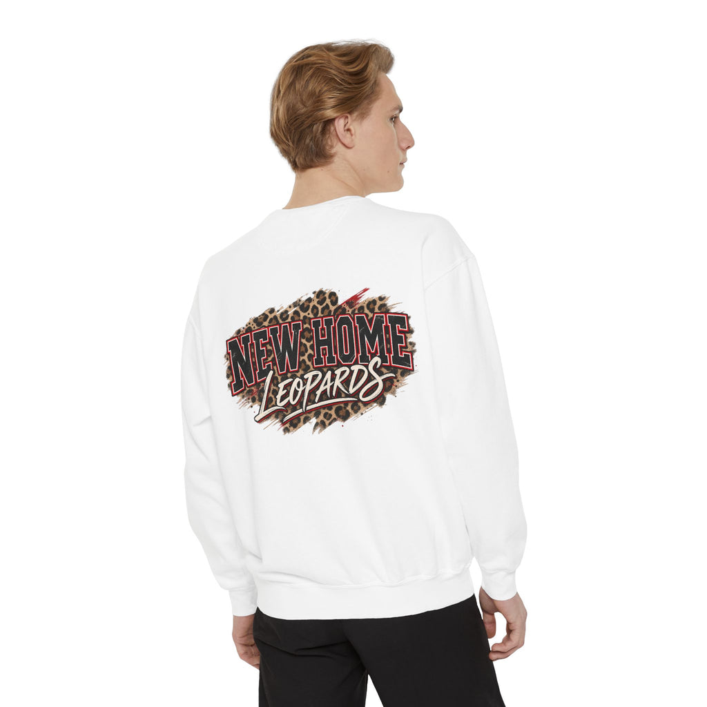 New Home Leopards Leopard-Print Crewneck Sweatshirt