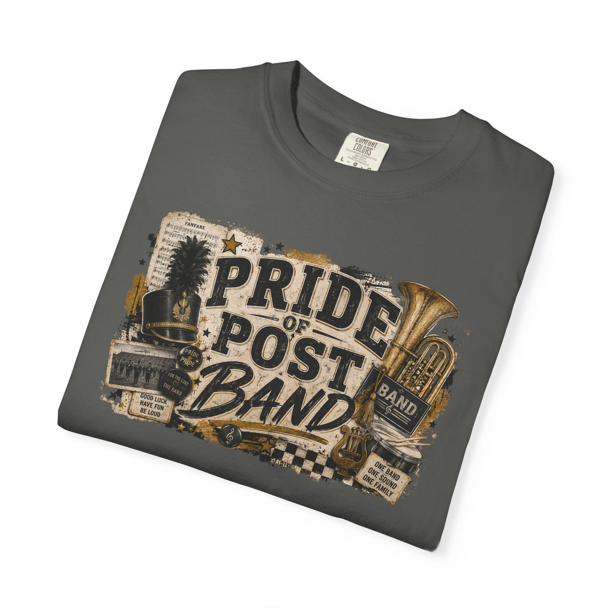 Pride of Post Band T-Shirt — Vintage Marching Band Tee