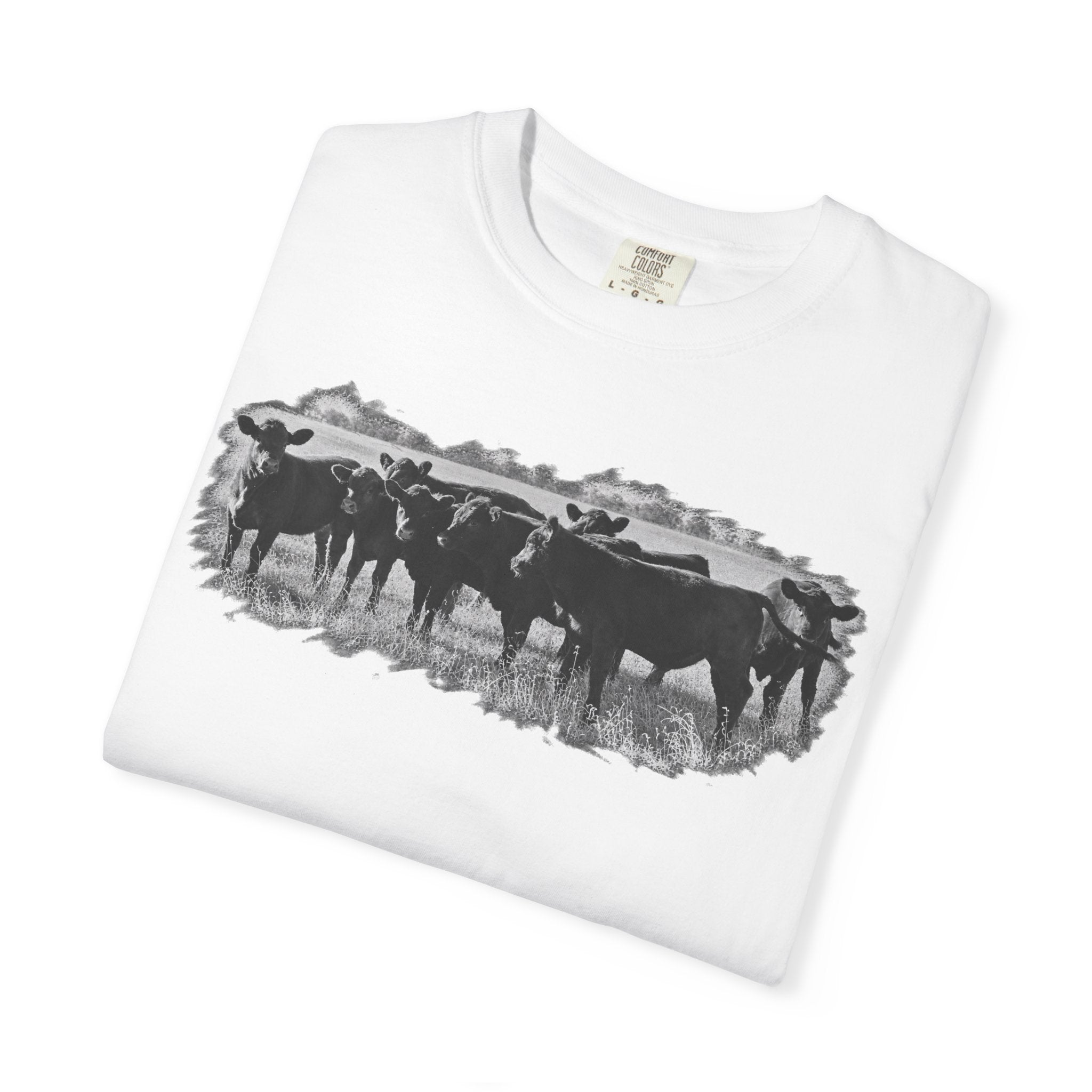 Cowboy Cattle Herd T-Shirt – Vintage Western Ranch Graphic Tee